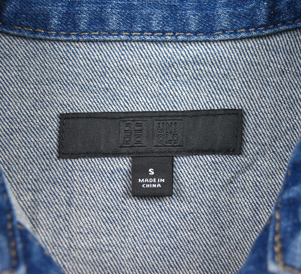 UNIQLO®แท้ อก 33 เสื้อแจ็คเก็ตยีนส์หญิง ยูนิโคล่ สียีนส์ เสื้อแขนยาว เนื้อผ้าดี