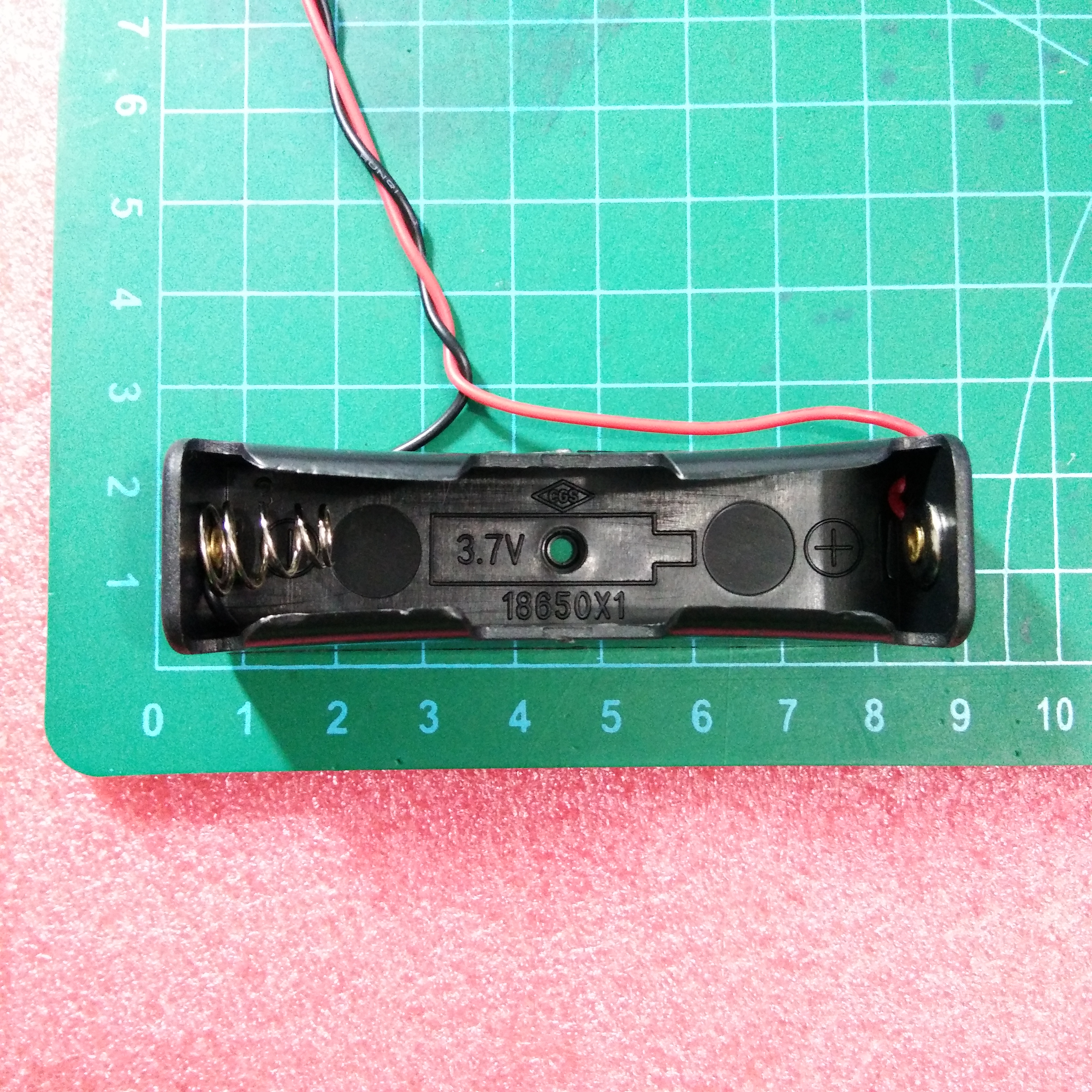 รางถ่าน18650 แบบ1ก้อน 3.7v 4.2v