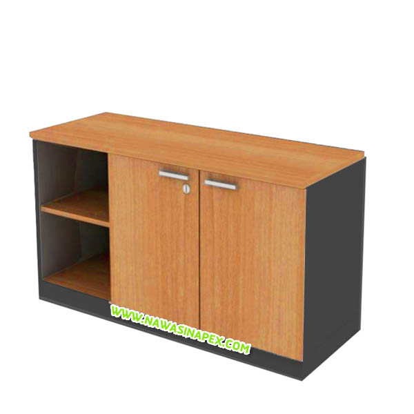 ตู้บานเปิดพร้อมตู้โล่ง 2 ชั้น 2CL-1285