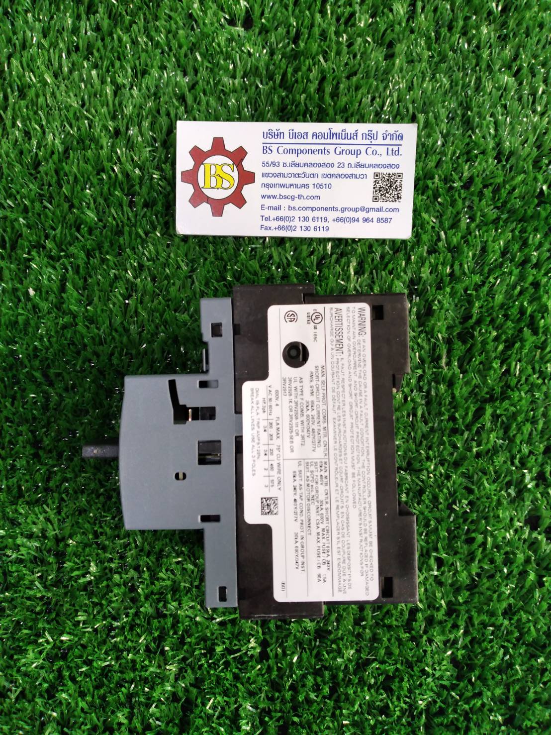 SIEMENS : Circuit breaker 3RV2021-1EA10 size S0 for motor protection, CLASS 10 A-release 2.8...4A N release 52 A screw terminal Standard switching capacity