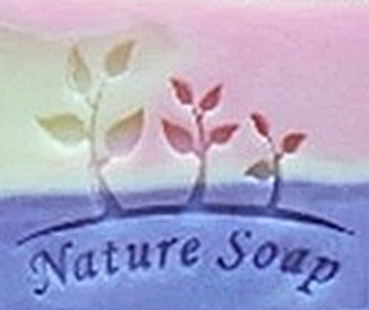 ATURAL YOUNG SOAP STAMP 3.7 X 4.7 CM.