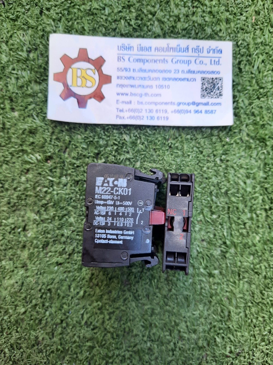 EATON : M22-CK01 Contact cage clamp 1NC
