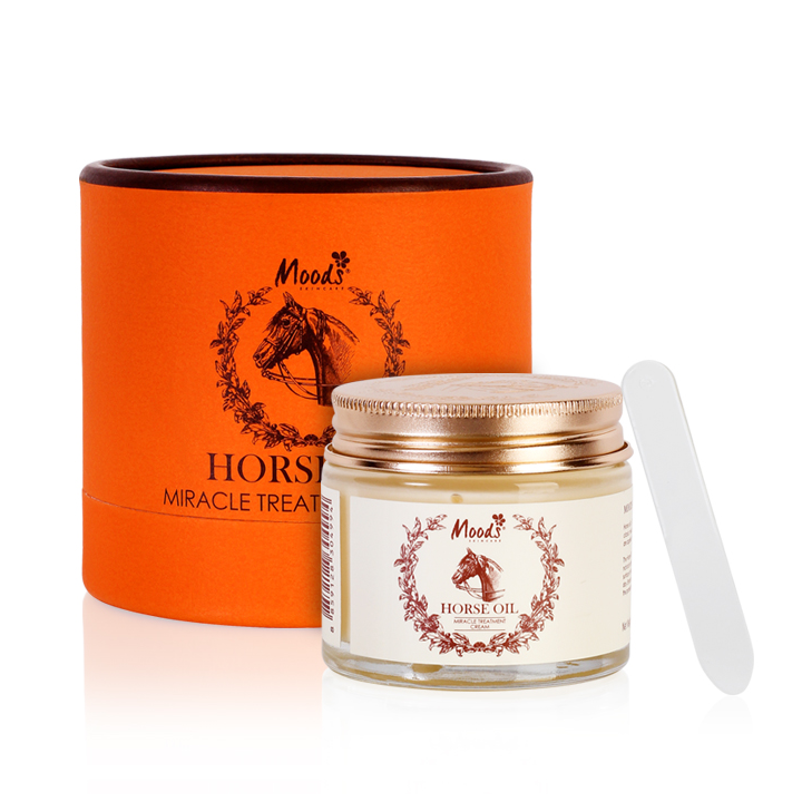 Moods Horse Oil Miracle Treatment Cream 70g ครีมบำรุงผิวหน้า มูดส์