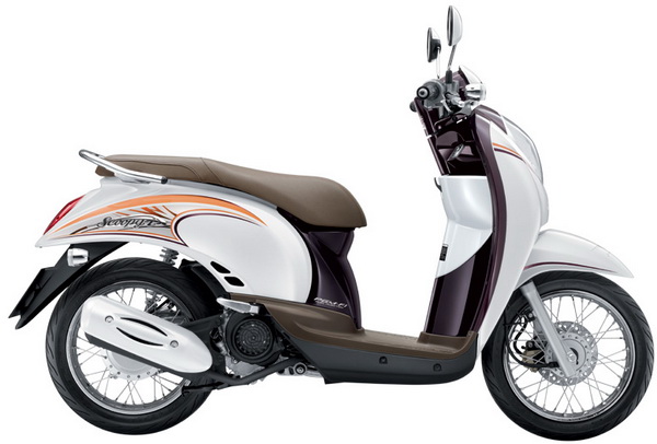 Sticker HONDA SCOOPY I ปี2011 รุ่น 9 ติดรถ ขาว ม่วง (เคลือบเงาแท้) สติ๊กเกอร์ ติดรถมอเตอร์ไซค์ ฮอนด้า สกู๊ปปี้ ไอ