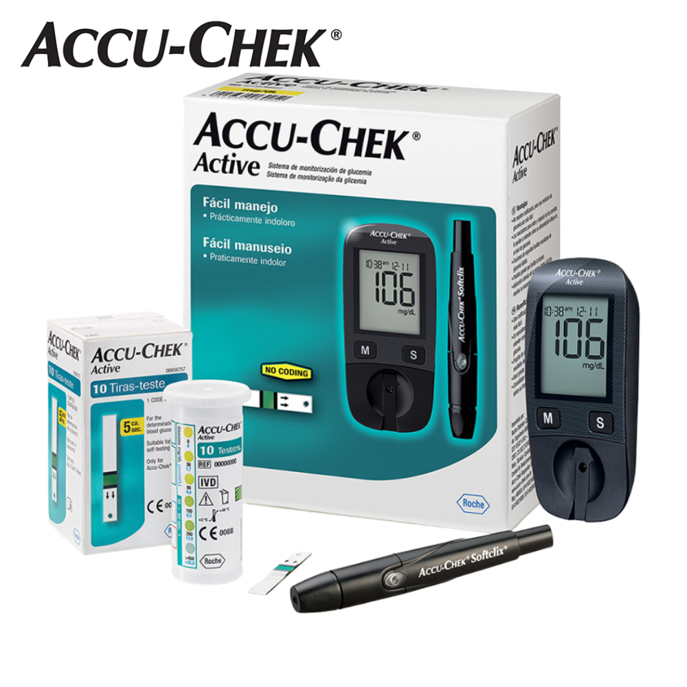Accu-Chek Active เครื่องตรวจระดับน้ำตาล