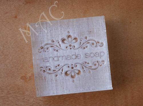 HANDMADE LOUIS SOAP STAMP 4.2 x 4.2 CM.
