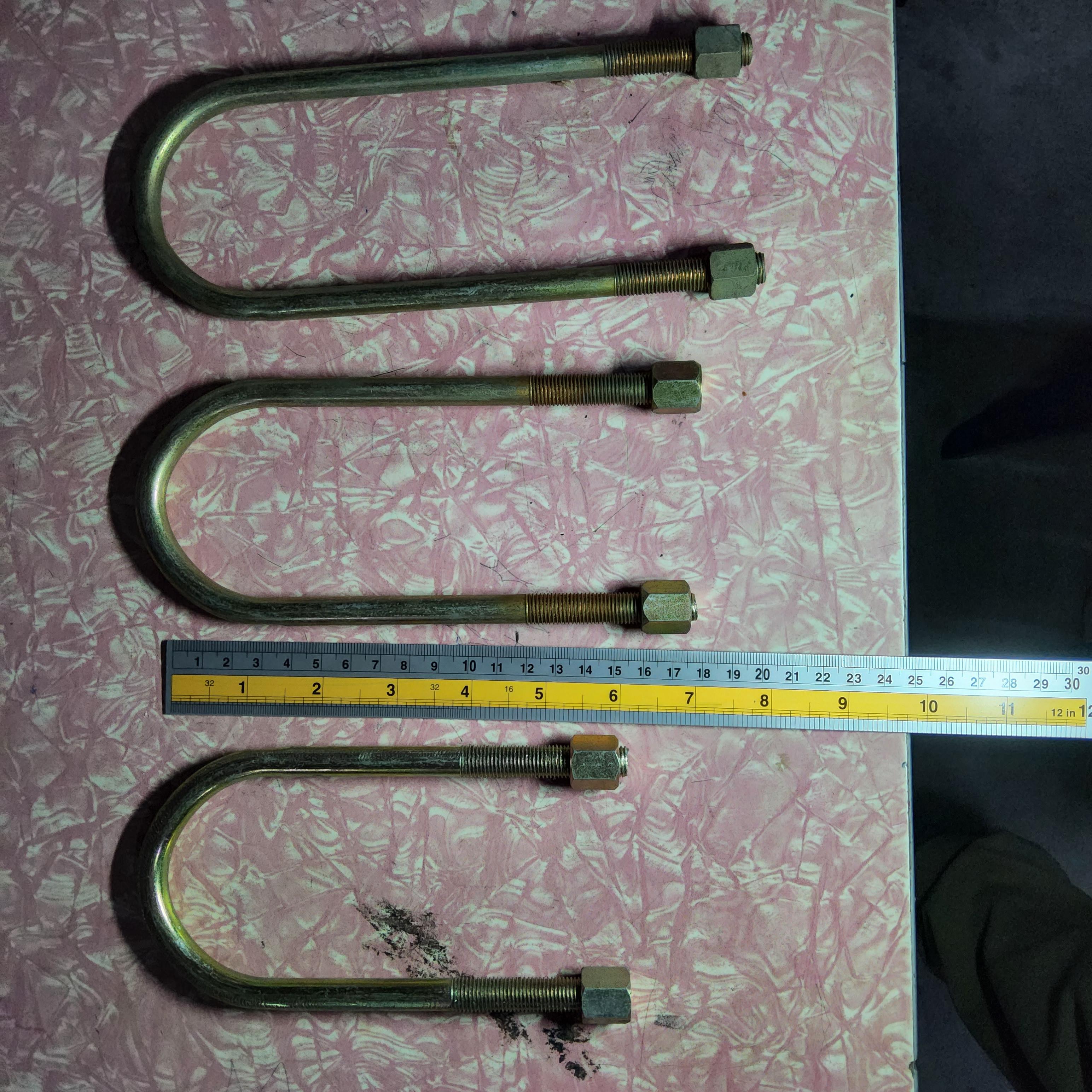 สาแหรกแหนบ หน้า หลัง รถจี๊ป JEEP CJ5 CJ6 จิ๊ป เล็ก จิ๊ปวินลี่ cj5 - 6 ขนาด 3/8 " ( 10 มม. เบอร์เทียบ ) กว้างใน 2 - 9/16 " ( 65 มม ) ยาว 6" ตัวละ