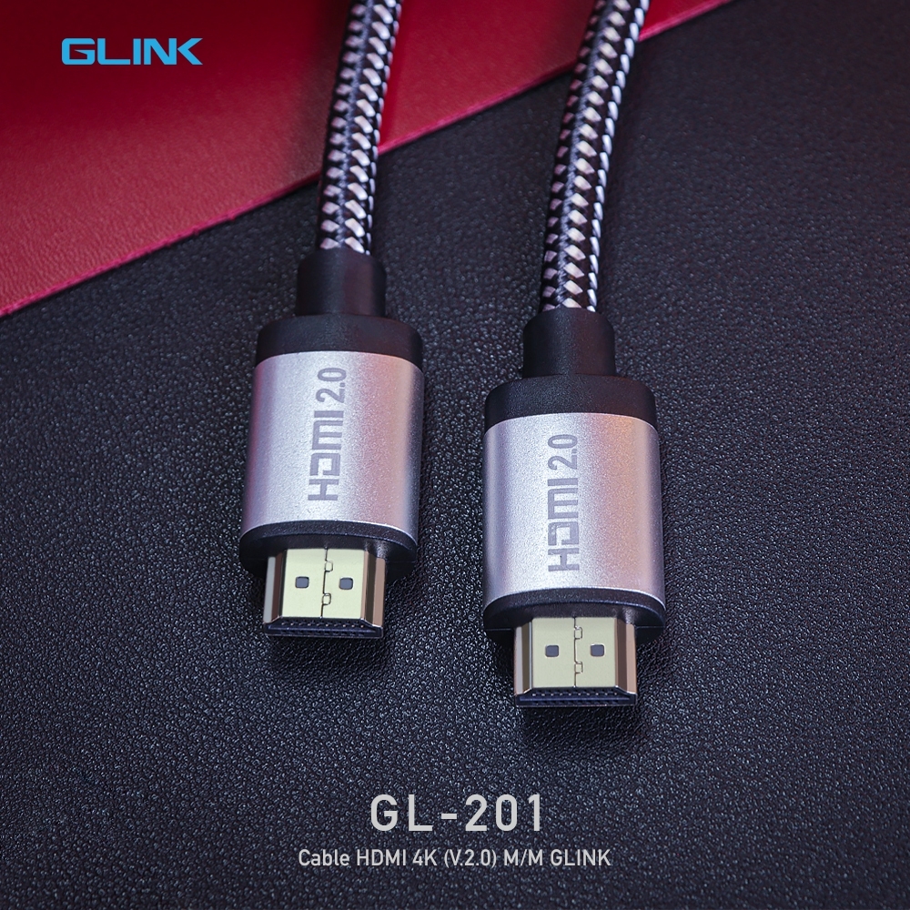 GL-201 สาย HDMI 4K V.2.0 (Male/Male) คุณภาพสูง 1.8m CA-HM-4K-201XX