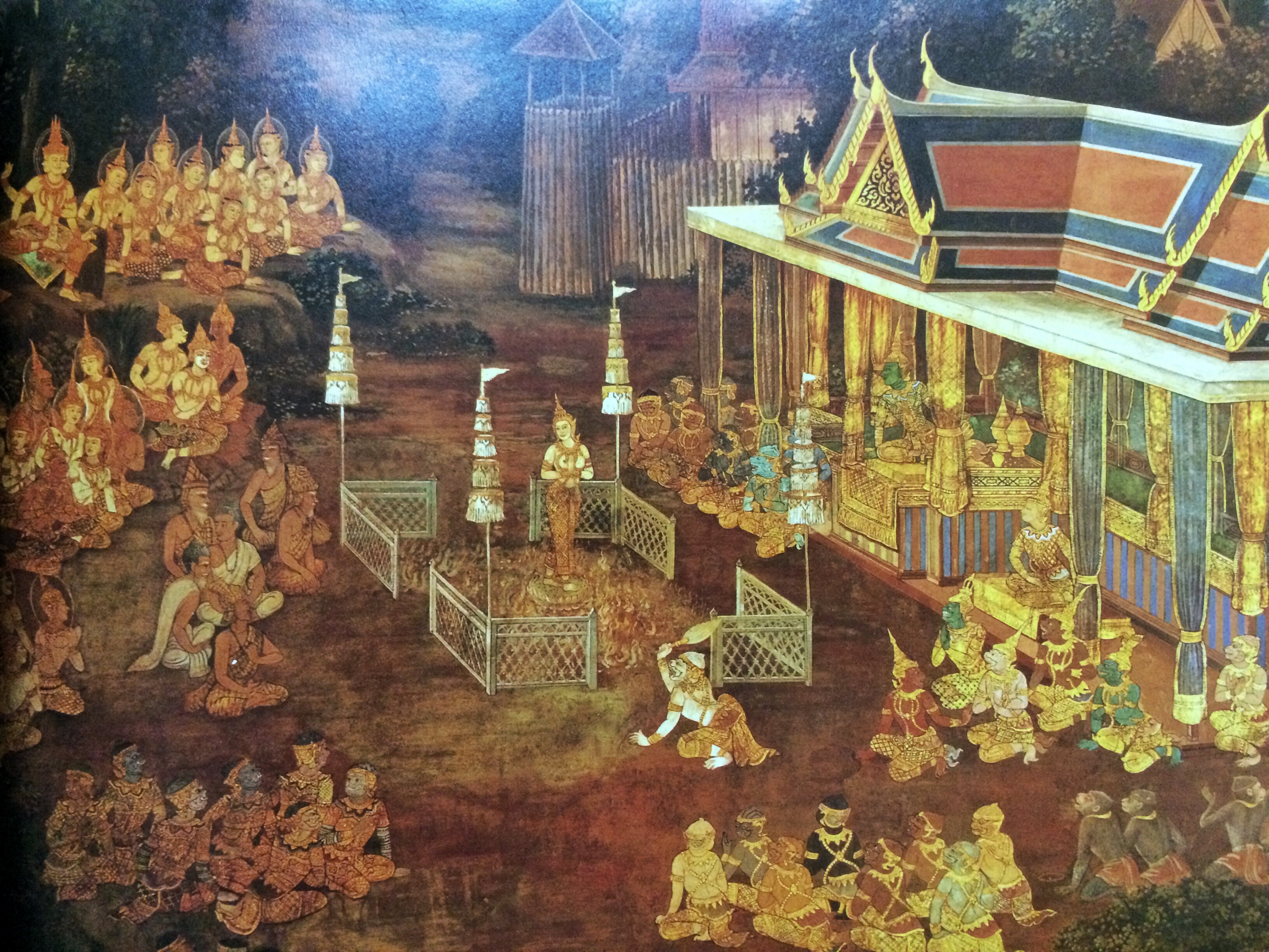 เล่าเรื่องรามเกียรติ์จากจิตรกรรมฝาผนังรอบพระระเบียง วัดพระศรีรัตนศาสดาราม