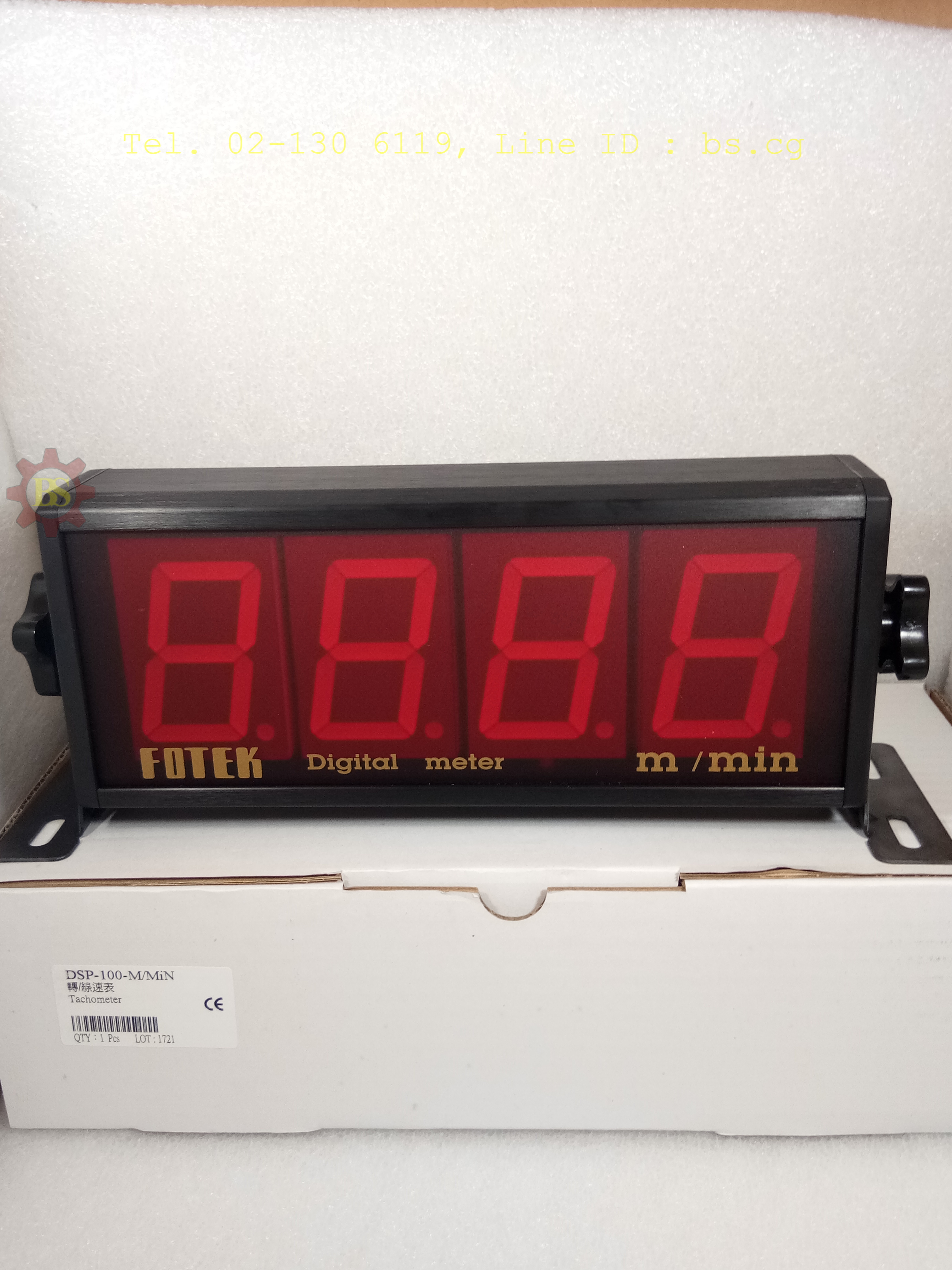 FOTEK: Tachometer DSP-100-M/MiN