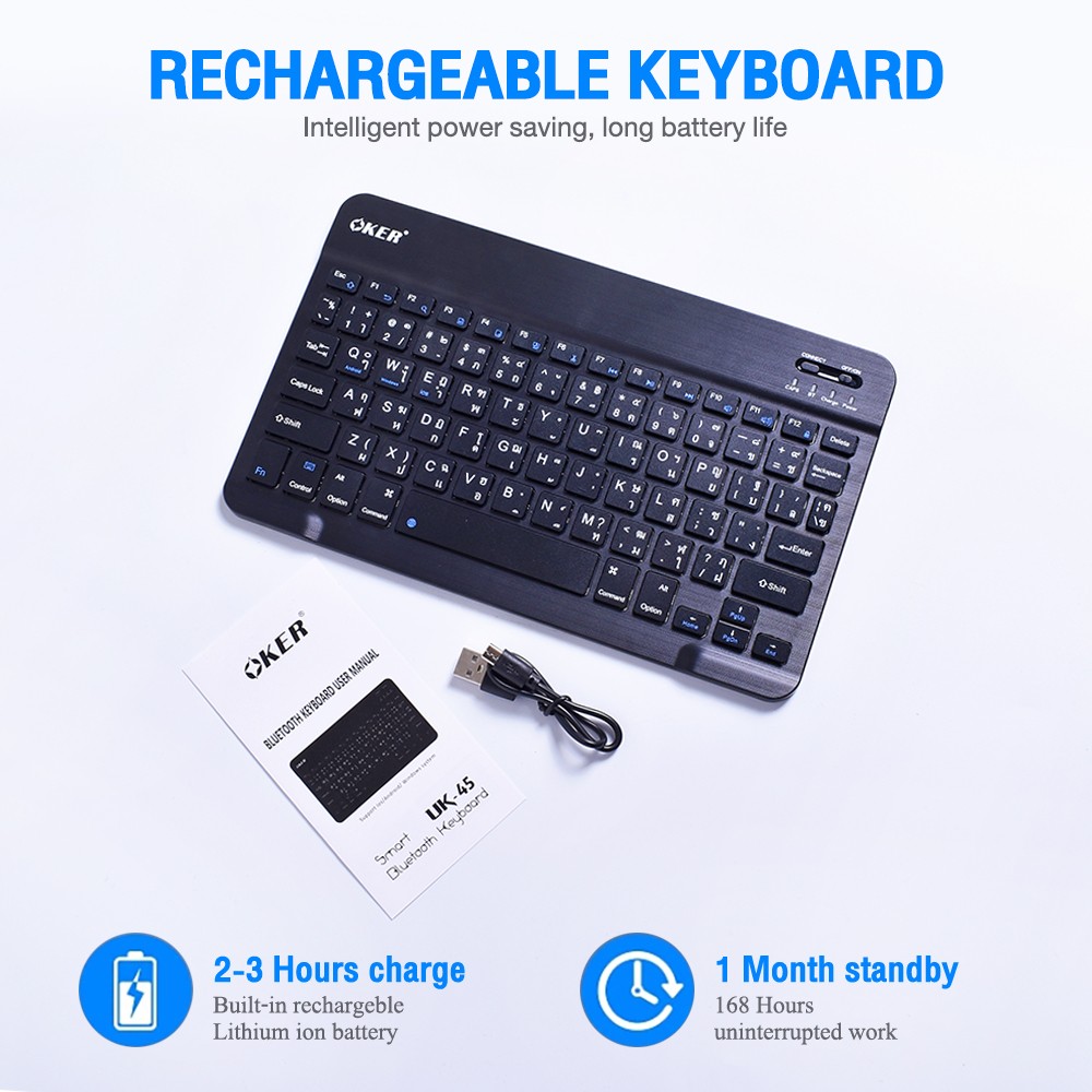 OKER UK-45 OKER BLUETOOTH WIRELESS MINI KEYBOARD KB-UB-OK-K45xx