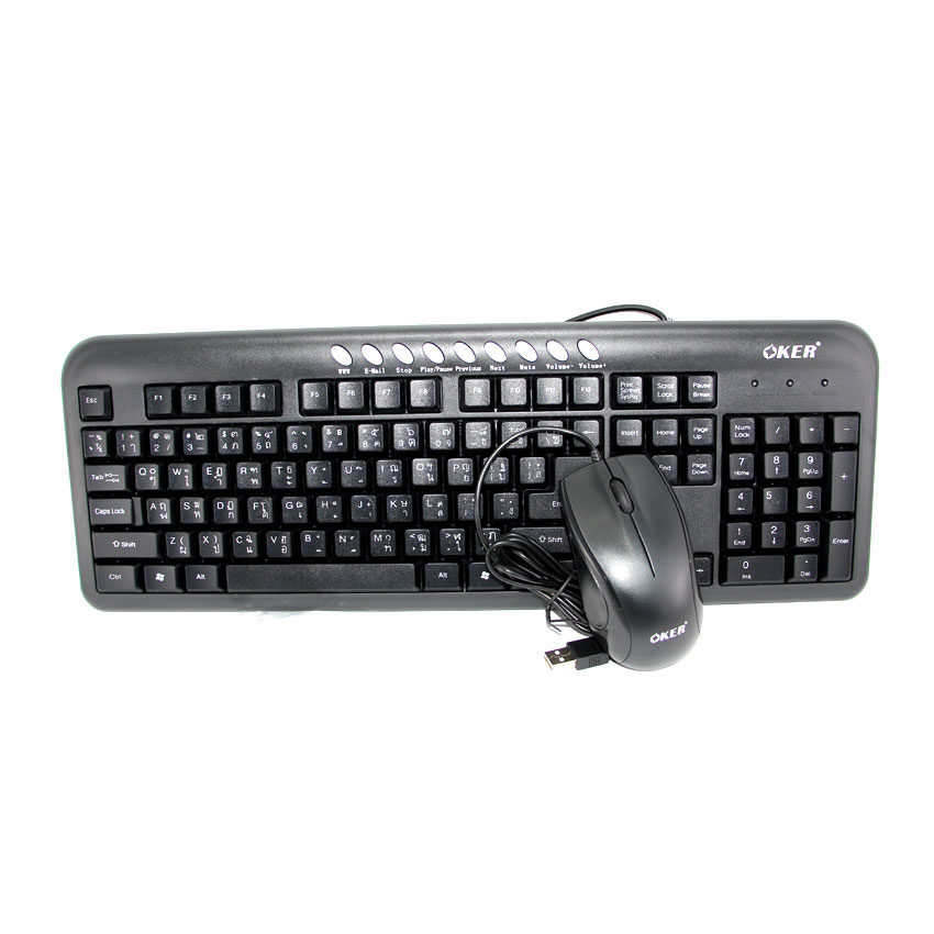 KB-3301&M OKER MULTI KEYBOARD+MOUSE USB KB-KM-OK-3301M