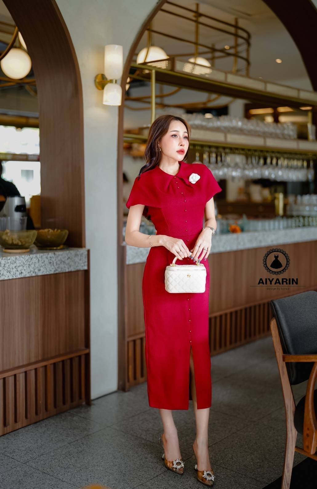 เดรสผ้าทวิตทรงสวยมั้กๆผ้าหนานิ่มไฮโซสวมใส่ง่ายเเต่งเเนวลูกคุณมั้กๆคะเดรสกระโปรงยาวดูไฮโซมั้กๆๆน่ารักมั้กๆว์ผ้าทวิตมีดอกไม้เข็มกลัดมาให้ตัวกระโปรงผ้าทวิตเนื้อดีมีนำ้หนักมากๆๆ สีตามชุดไฮโซมาากๆสวยเเนน่นอนคะๆเน้นนะว่าผ้ามีนำ้หนักมากๆๆดูเก๋ขนาดนี้ต้องจัดนะคะ