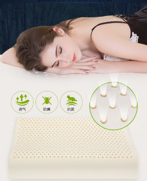 หมอนยางพารา หมอนเพิ่อ สุขภาพ รุ่น BP 56*37*12 cm SKU-01188