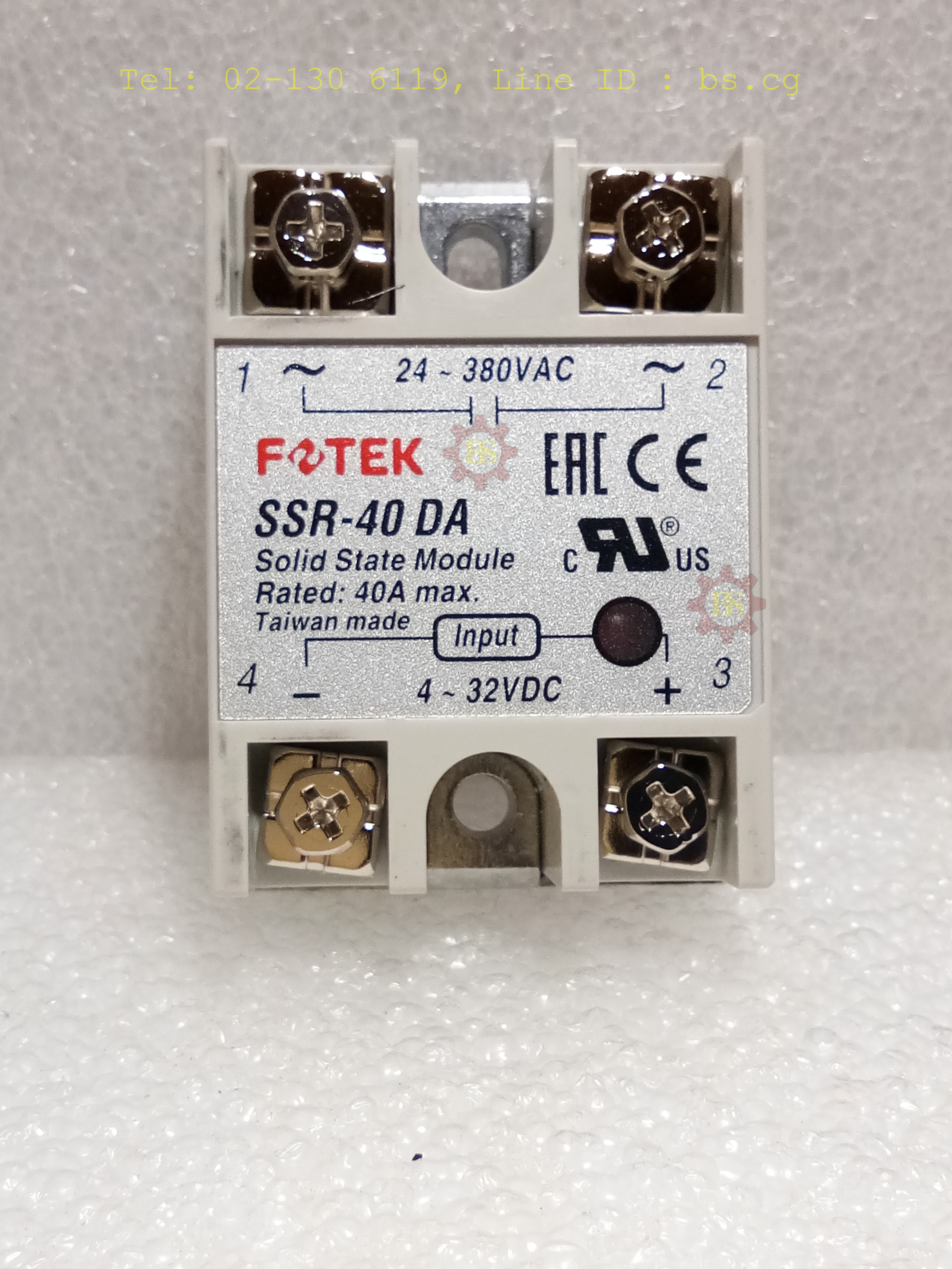 FOTEK : SSR-40DA, Single Phase Solid State Relay