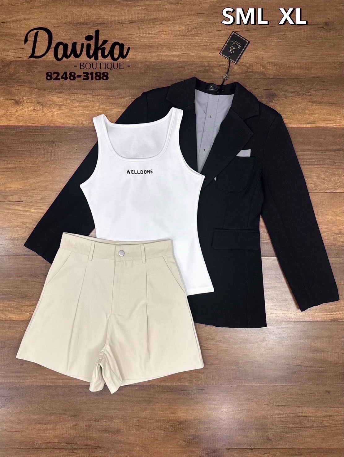 Label :: RAMI-PAPHA(รมิปภา) Detail ::สูท+เสื้อ+กางเกง Set3ชิ้น!!! สูททูโทนดีไซน์เก๋มากคะ กระเป๋าอกตัดแต่งสีเทา ไหล่มีฟองน้ำ ซับในงานสูทอย่างดีทั้งตัว กระเป๋าและ กระดุมหน้าใช้งานได้จริง ปลายแขนแต่งกระดุมเม็ดเล็ก