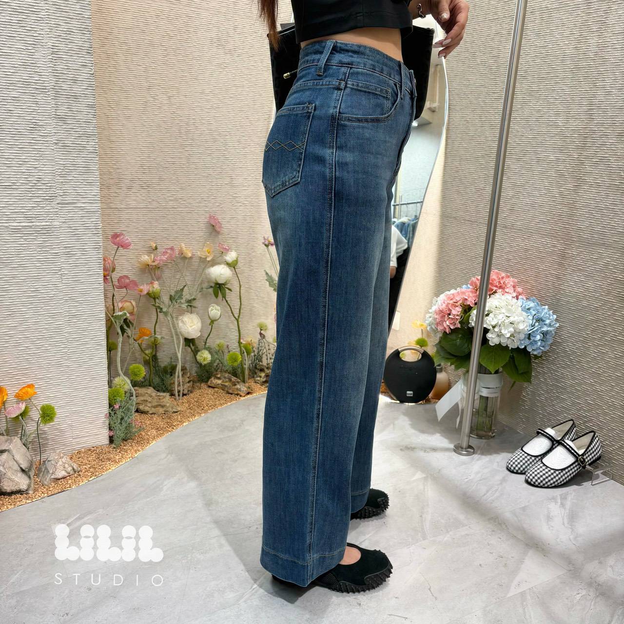 High Waist Flexi Jeans▪️ เกงยีนส์ ขา 9ส่วน อินสุด ทรงเป๊ะแม่ค้าคอนเฟริ์ม เกงทรงนี้พลางดีสุด ห้ามพลาดค่ะ
