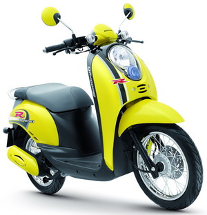 Sticker HONDA SCOOPY I ปี2009 รุ่น 1 ติดรถสี เหลือง(เคลือบเงาแท้) สติ๊กเกอร์ ติดรถมอเตอร์ไซค์ ฮอนด้า สกู๊ปปี้ ไอ