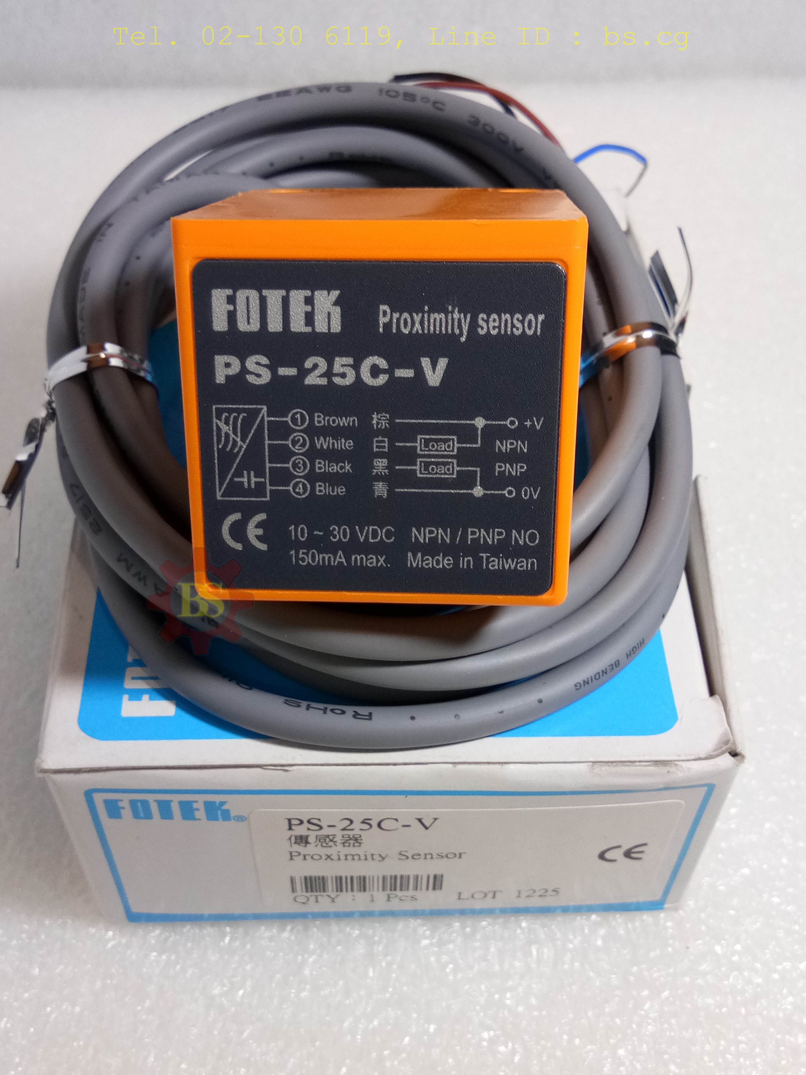 FOTEK: Proximity Sensor PS-25C-V