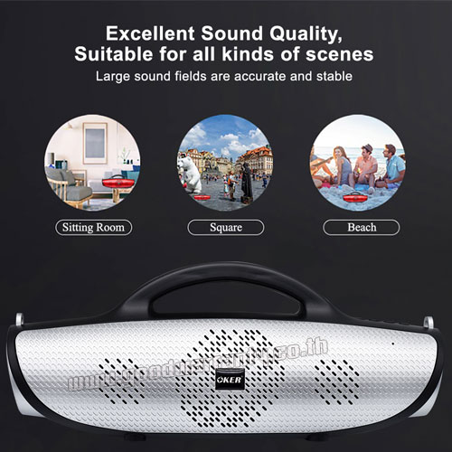 OKER SP-539 OKER BLUETOOTH SPEAKER USB/TF CARD SP-OK-BL-539RE/SV