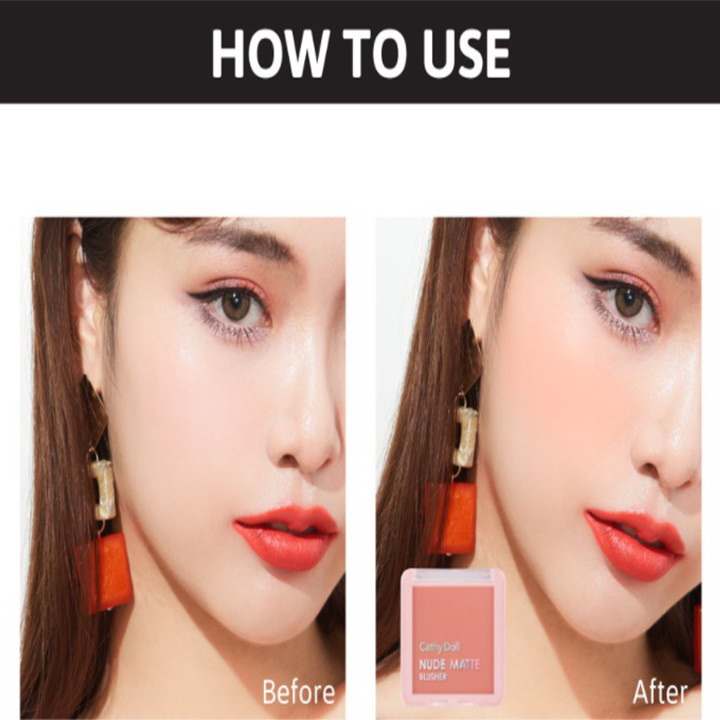 Cathy Doll Nude Matte Blusher บลัชเชอร์นู้ดแมทท์ 6g