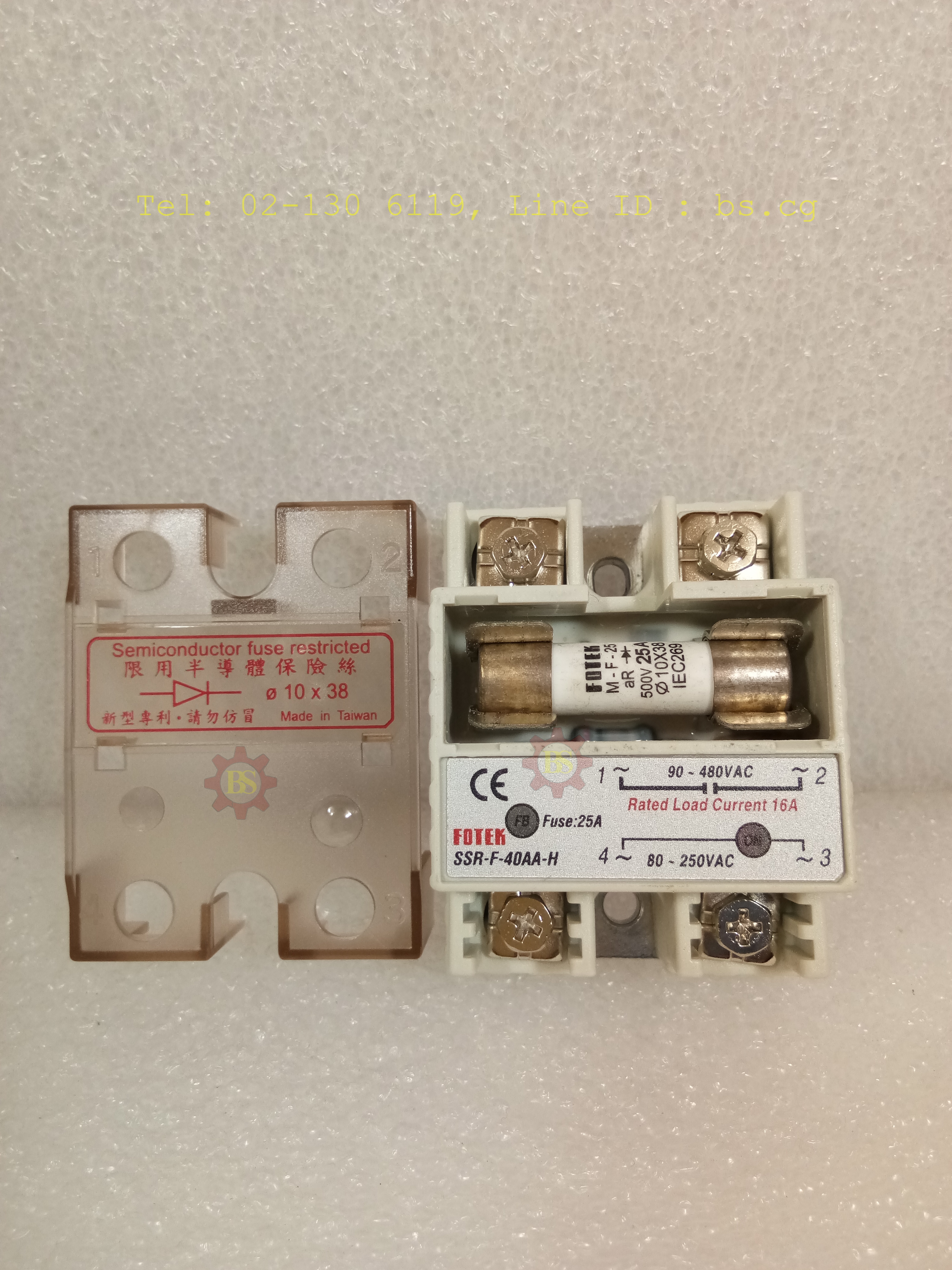 FOTEK : Fuse: 25A SSR-F-40AA-H