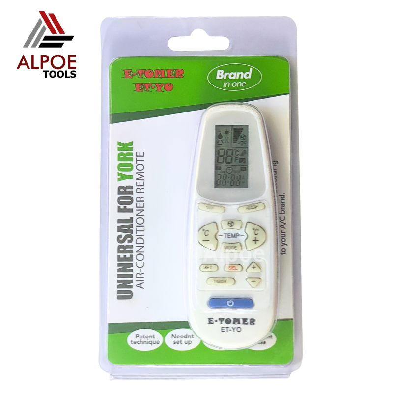 รีโมทแอร์รวม สำหรับแอร์ York รุ่น ET-YO