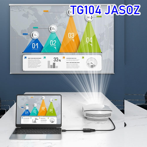 TG104 JASOZ ตัวเเปลง HDMI to VGA Adapter+AUDIO FULL HD CV-GO-XX-HDM01
