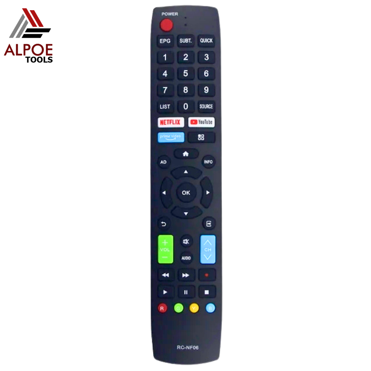 รีโมททีวี Aconatic รหัส RC-NF06 สำหรับ Smart TV Series 400 , 410