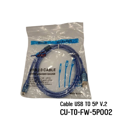 Cable USB TO 5P V.2 สายฟ้า 1.5M. CU-TO-FW-5P002-2