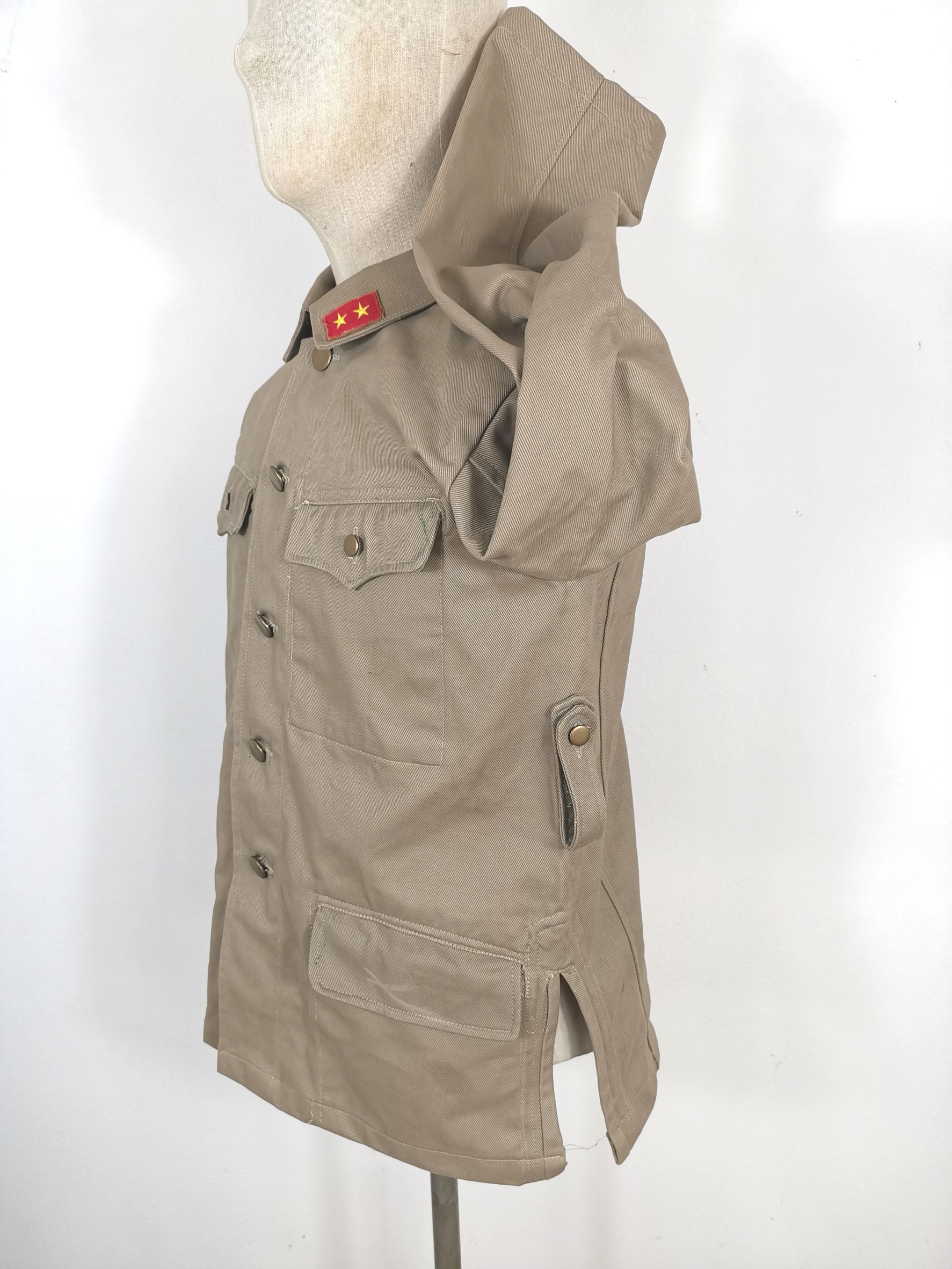 ชุดทหารญี่ปุ่น สงครามโลก เสื้อ + กางเกง + ติดยศคอตามรูป WW2 Japan Army Type 98 IJA Summer Uniform ร้าน BKK Militaria