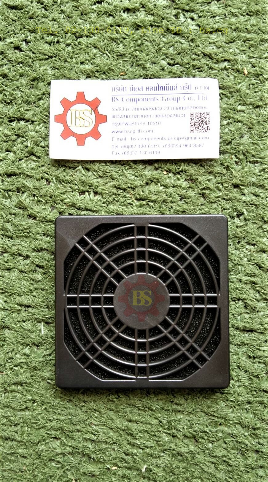 หน้ากากพลาสติก + กรอง 80x80 3"