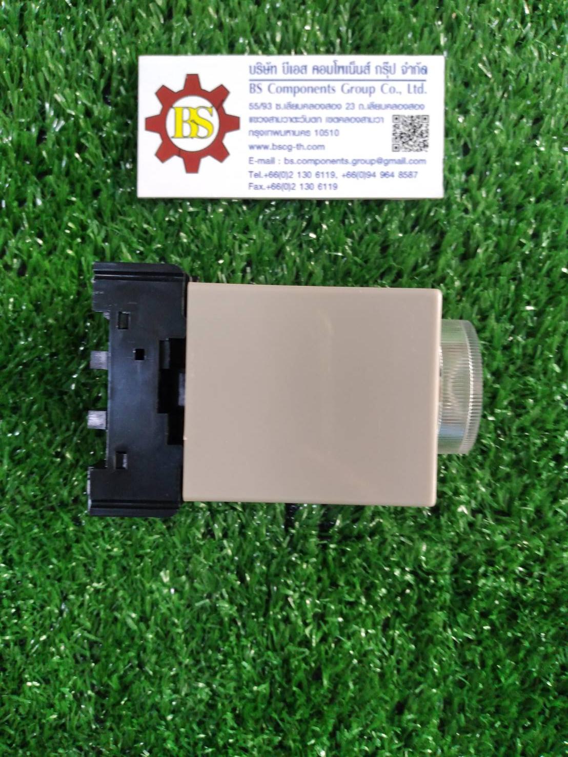 SHINOHAWA : ไทม์เมอร์ AH3-C 4ช่วง (6S,60S,6M,60M) 220VAC (รวม Socket)