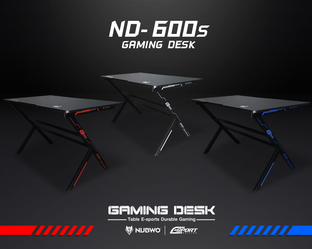 ND-600 Nubwo Table E-Sport 'Gaming Desk' CG-NW-TB-600SB