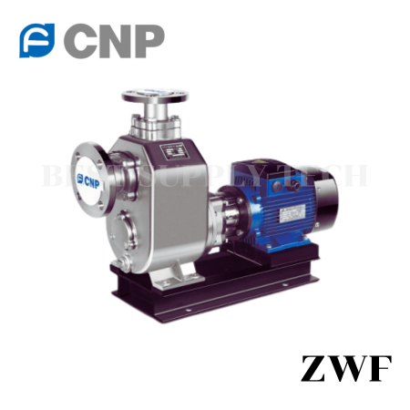 CNP ZWF ปั๊มน้ำสูบน้ำเสียสแตนเลสล่อน้ำในตัว