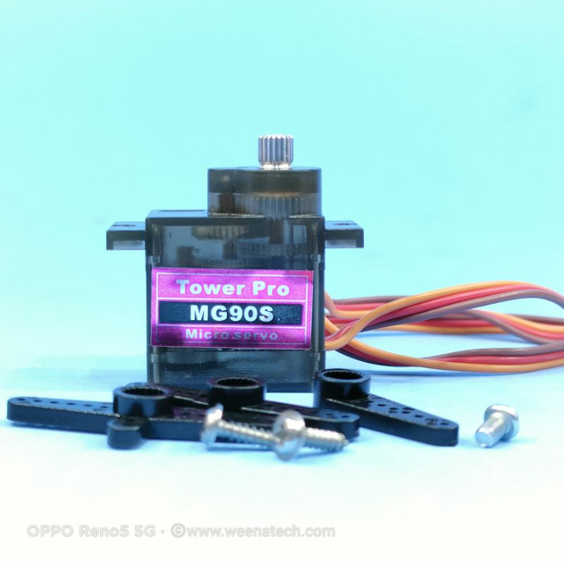 เซอร์โว power pro แท้ MG90S เฟืองเหล็ก 9กรัม