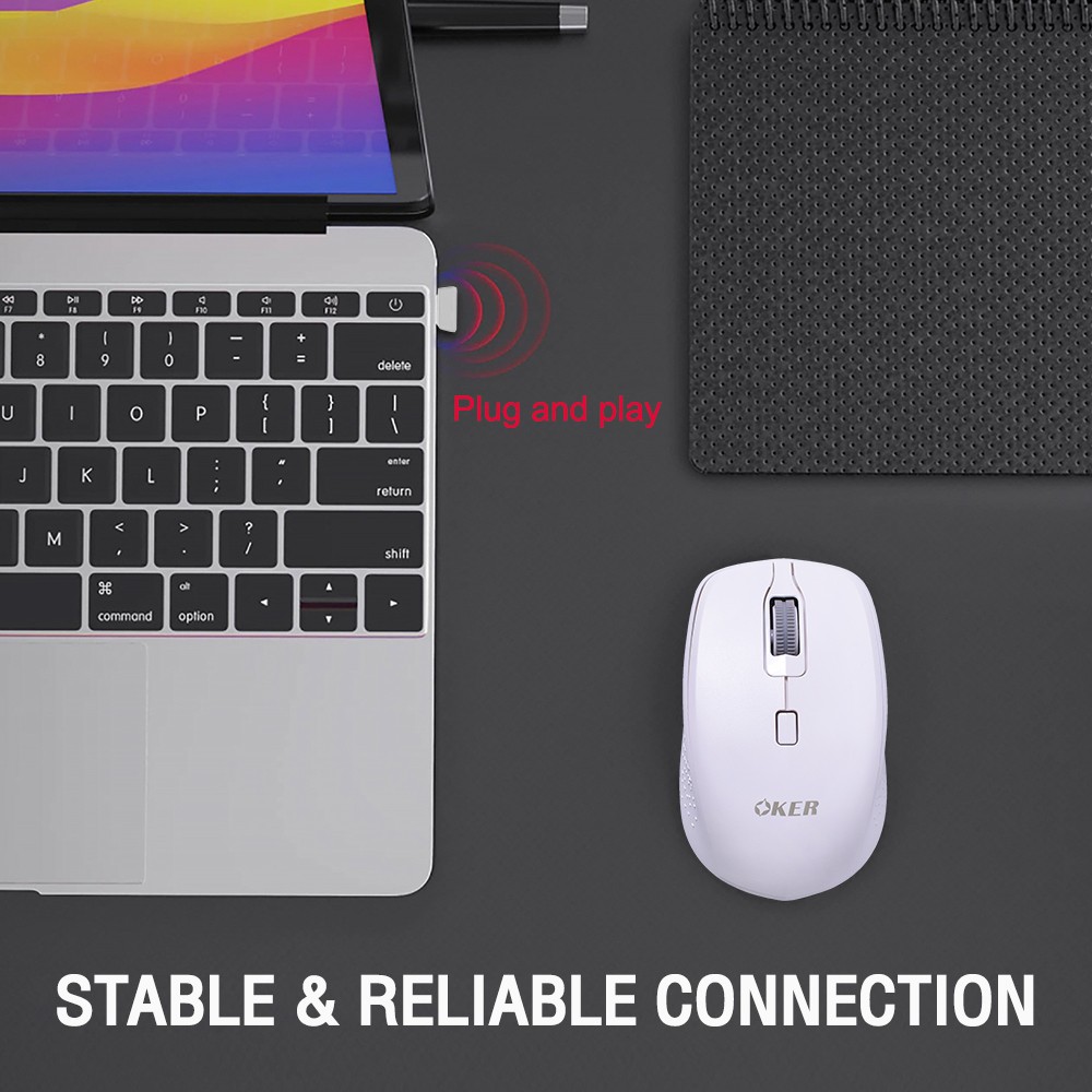 M689 OKER BLUETOOTH & 2.4G DOUBLE CHANNELS WIRELESS MOUSE MO-OK-WL-689XX