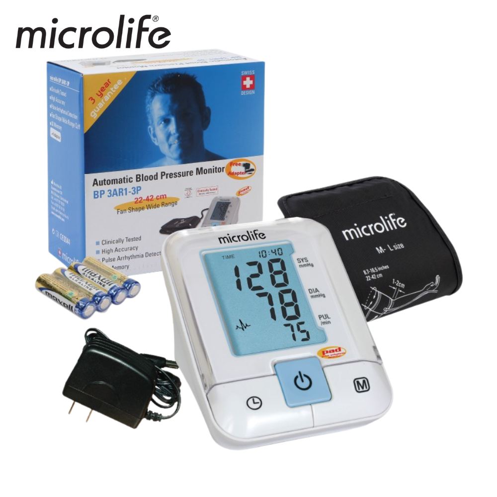 Microlife BP 3AR1-3P เครื่องวัดความดันโลหิตดิจิตอล