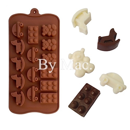 พิมพ์สบู่ TOYSET 018 / 5-8 กรัม , 15 หลุม