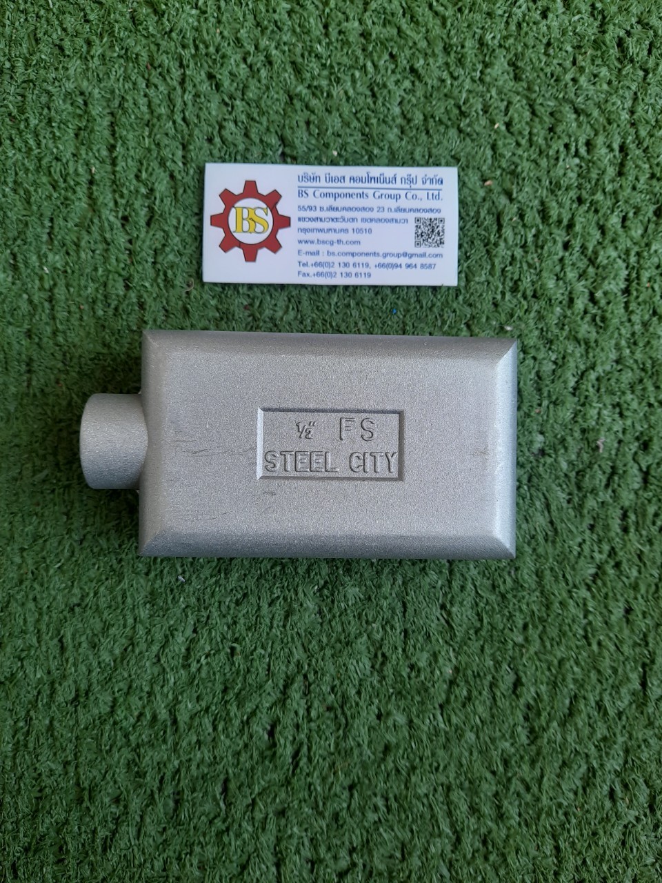 STEEL CITY : F.S. Box 3"x5" ทางเดียว รู1/2" FSF11