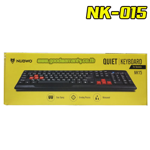 NUBWO NK-15 NUBWO QUIET KEYBOARD USB NK15 KB-UB-NW-015RE,YE,BU