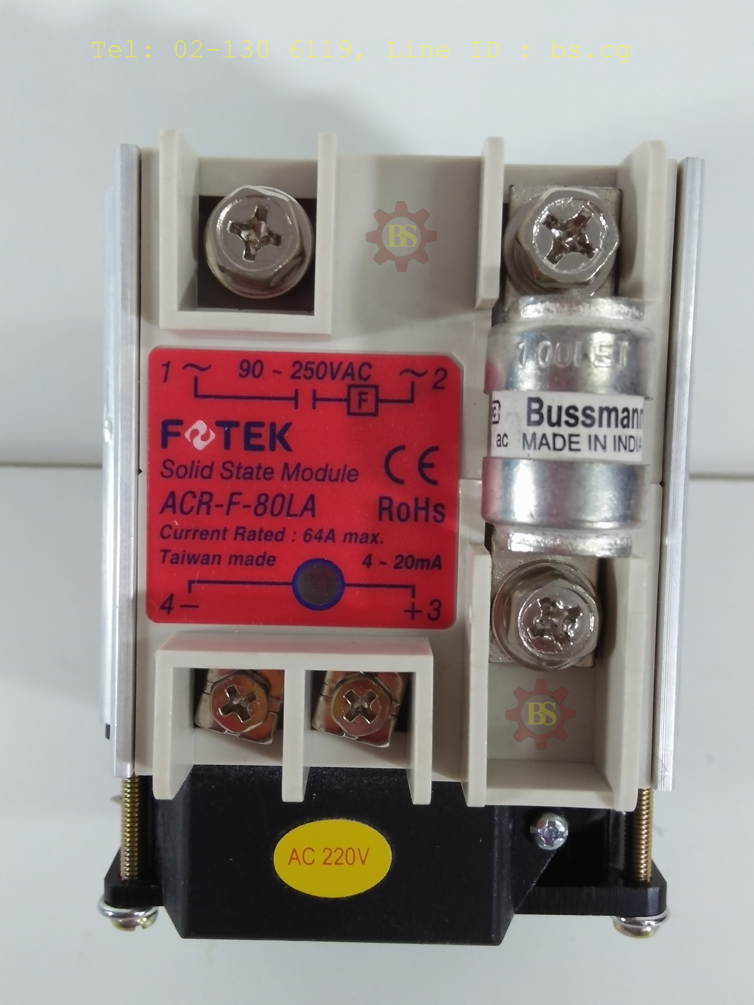 FOTEK : Solid State Module ACR-F-80LA-FAN+FUSE