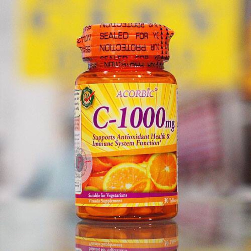 Acorbic C-1000 mg.วิตามินซี นำเข้าอเมริกา