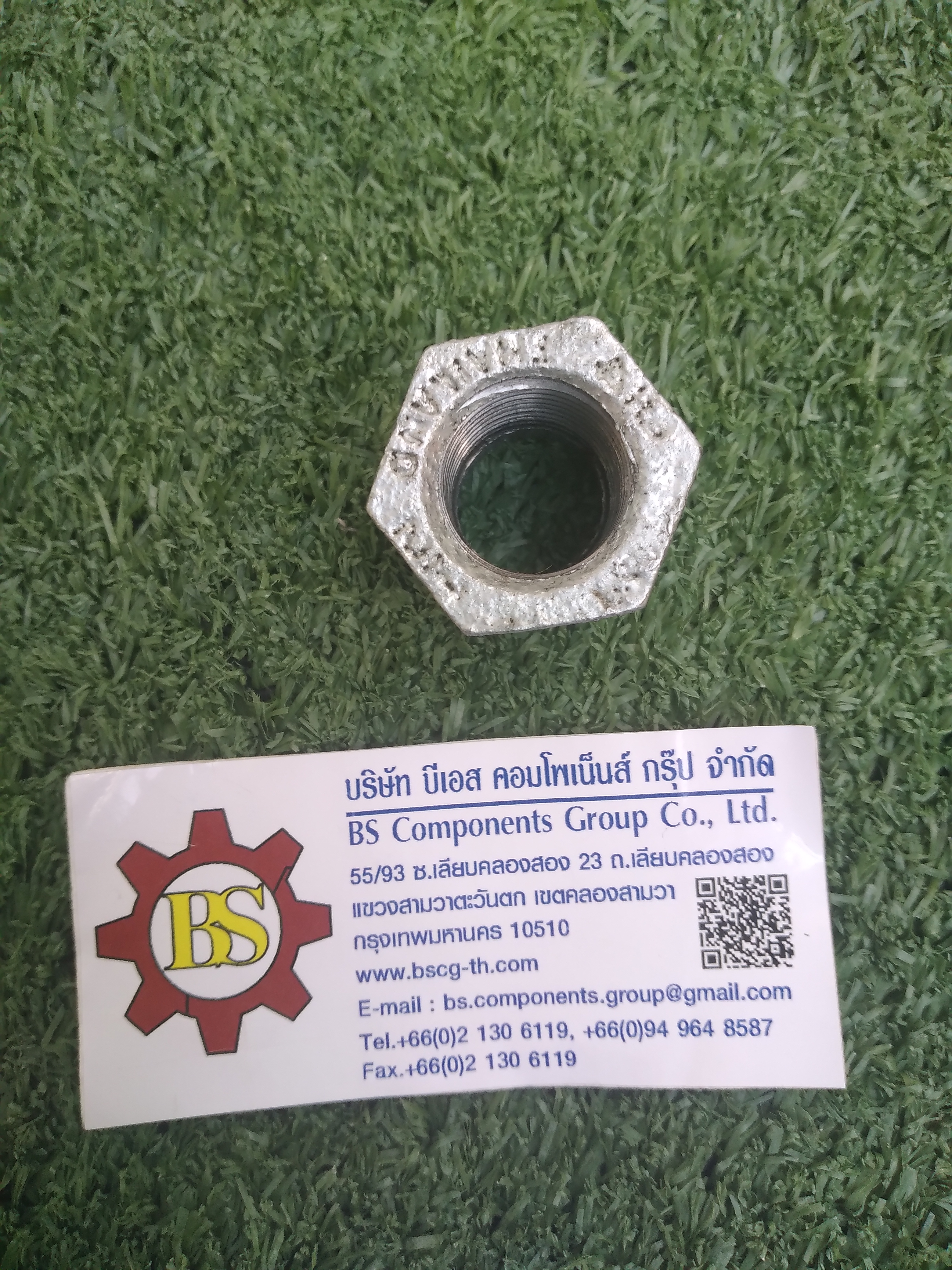 ข้อต่อ กัลวาไนซ์ ข้อลดเหลี่ยม Size 3/4" x 1/2"