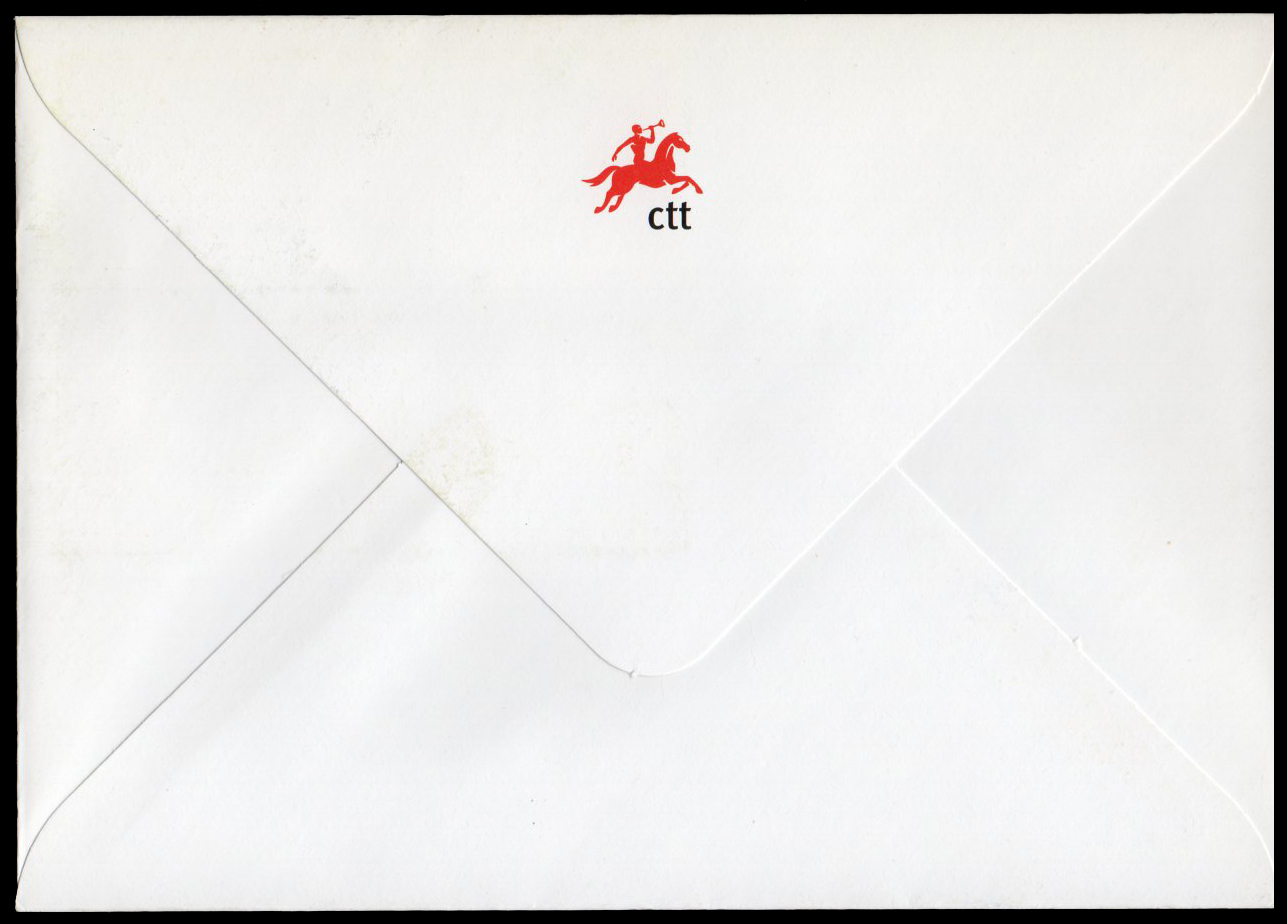 ซองวันแรกจำหน่าย 500 ปี ความสัมพันธ์ทางการทูตไทย-โปรตุเกส (โปรตุเกส)