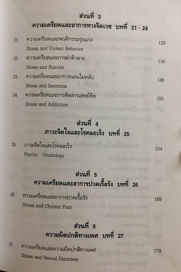 ความเครียดและอาการทางจิตเวช