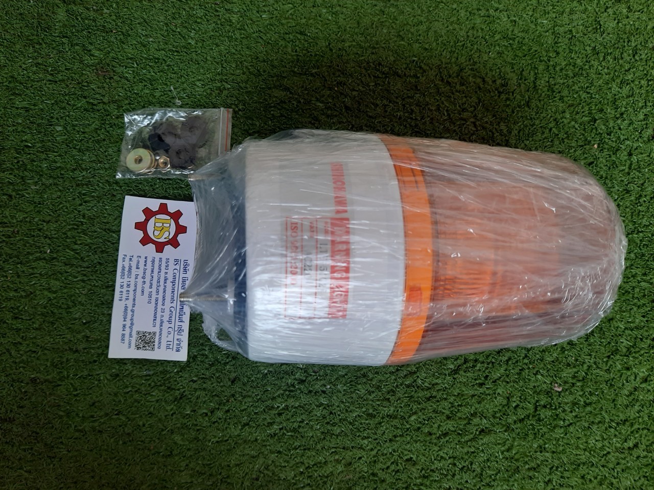 SHINOHAWA : ไฟหมุน 4" มีออด LTE5102WJ-Y (LED) 220V สีเหลือง