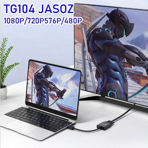 TG104 JASOZ ตัวเเปลง HDMI to VGA Adapter+AUDIO FULL HD CV-GO-XX-HDM01