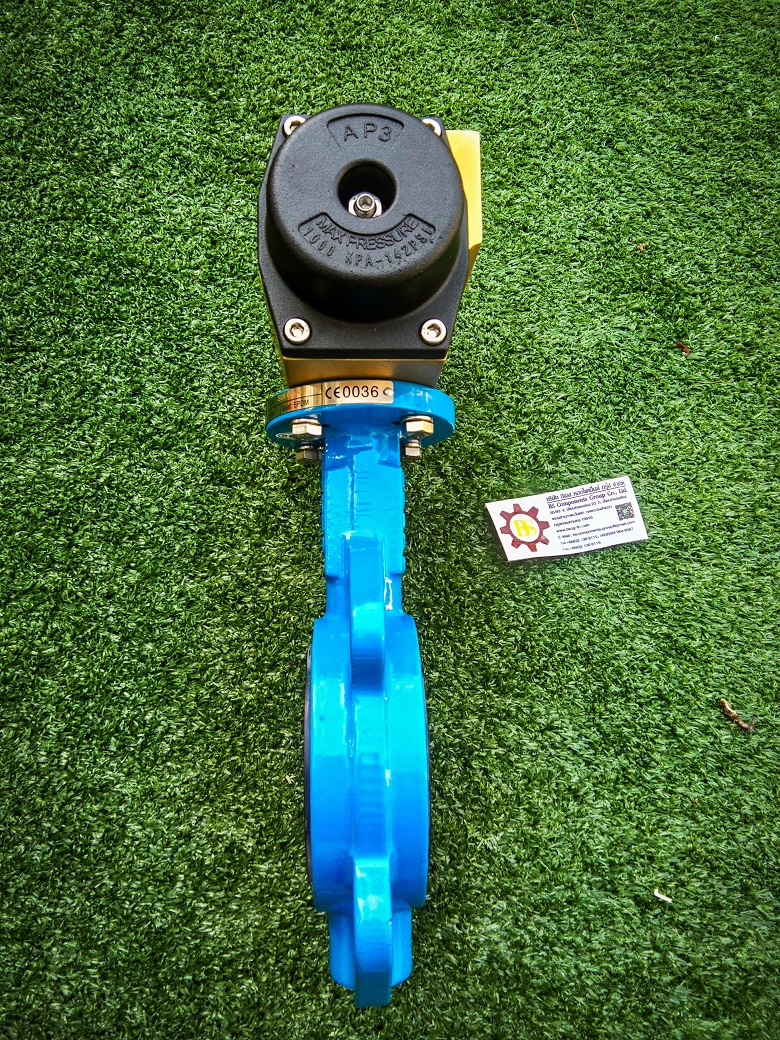 Actuator butter fly valve 3"