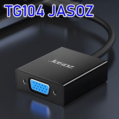 TG104 JASOZ ตัวเเปลง HDMI to VGA Adapter+AUDIO FULL HD CV-GO-XX-HDM01